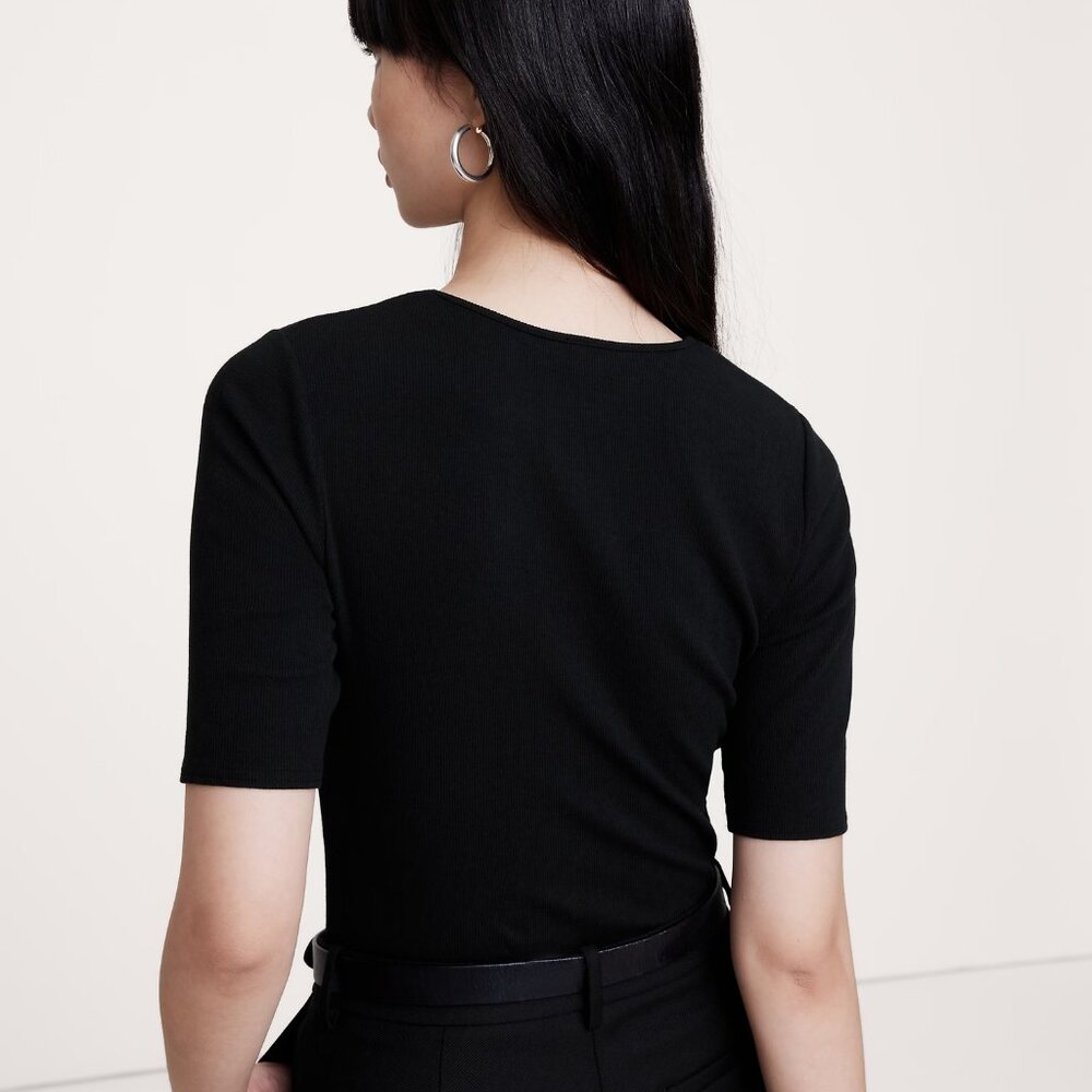 Banana Republic Elegant Black Blouse